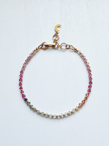 Gold Fill Ombre Sapphire Bracelet - MY ROSE 🥀