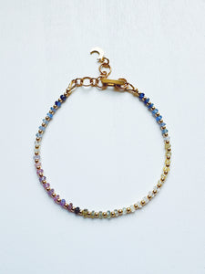 Gold Fill Ombre Sapphire Bracelet - RIIVERDANCE 🌊