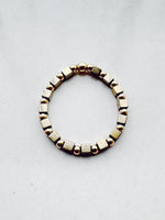 Load image into Gallery viewer, ORBIT RING - pyrite / gold fill
