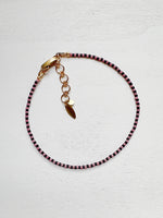 Load image into Gallery viewer, Mini Stripe Anklette - sample - pick your color :)

