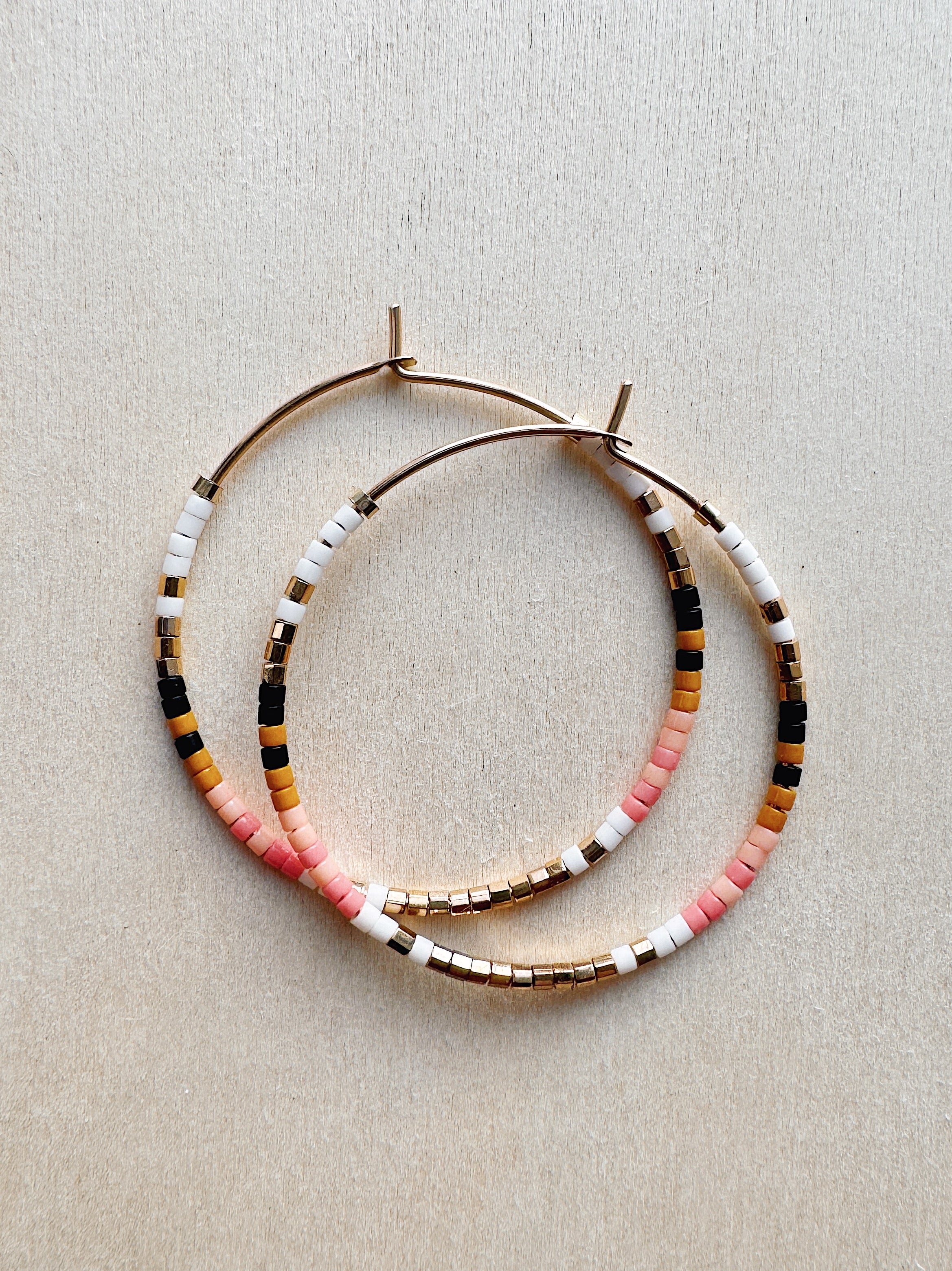 Serpent Hoops - fawn 💗