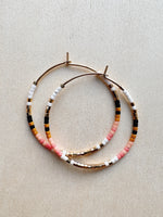 Load image into Gallery viewer, Serpent Hoops - fawn 💗
