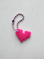 Load image into Gallery viewer, Heart Charm - hot pink
