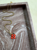 Load image into Gallery viewer, Bead Chain Necklace - gold fill - 18 inches
