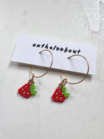 Load image into Gallery viewer, EVERYDAY HOOPS - gold fill - pick your charms

