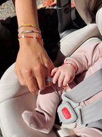 Load image into Gallery viewer, Solo Evil Eye Bracelet - holiday red - extended sizing
