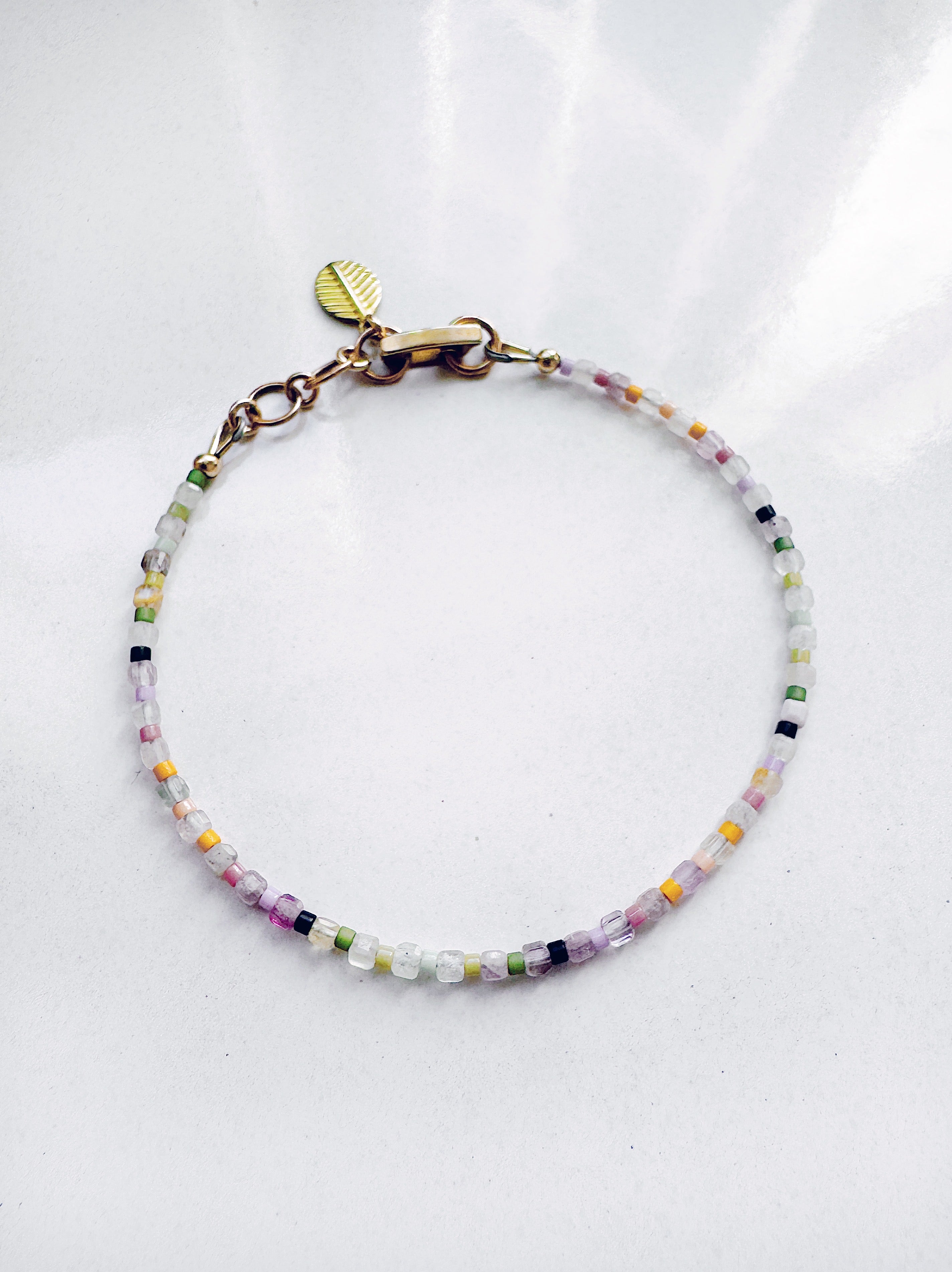 GEM GRADIENT BRACELET - Amethyst / andromeda