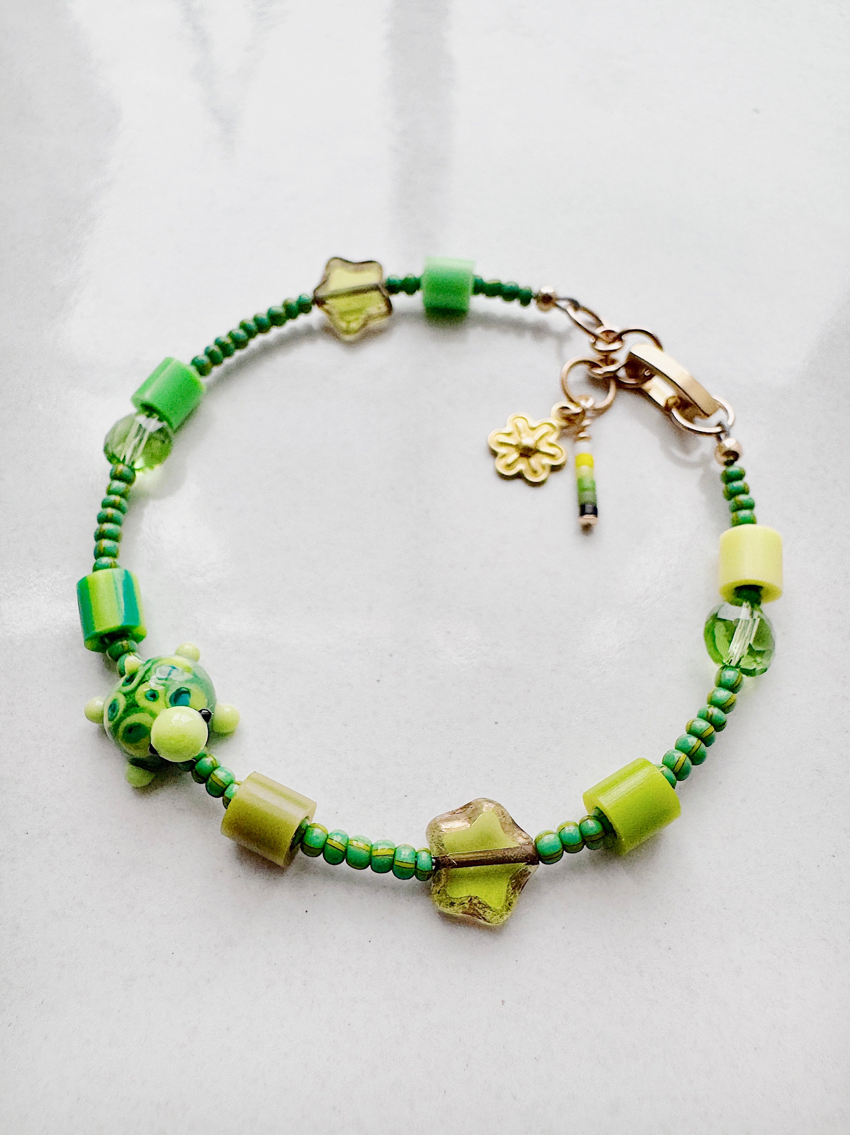 ToyBoxCritter Bracelet - green turtle 001