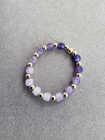 Load image into Gallery viewer, ORBIT RING - Amethyst - FEBRUARY BIRTHSTONE 💜 - size 8/9
