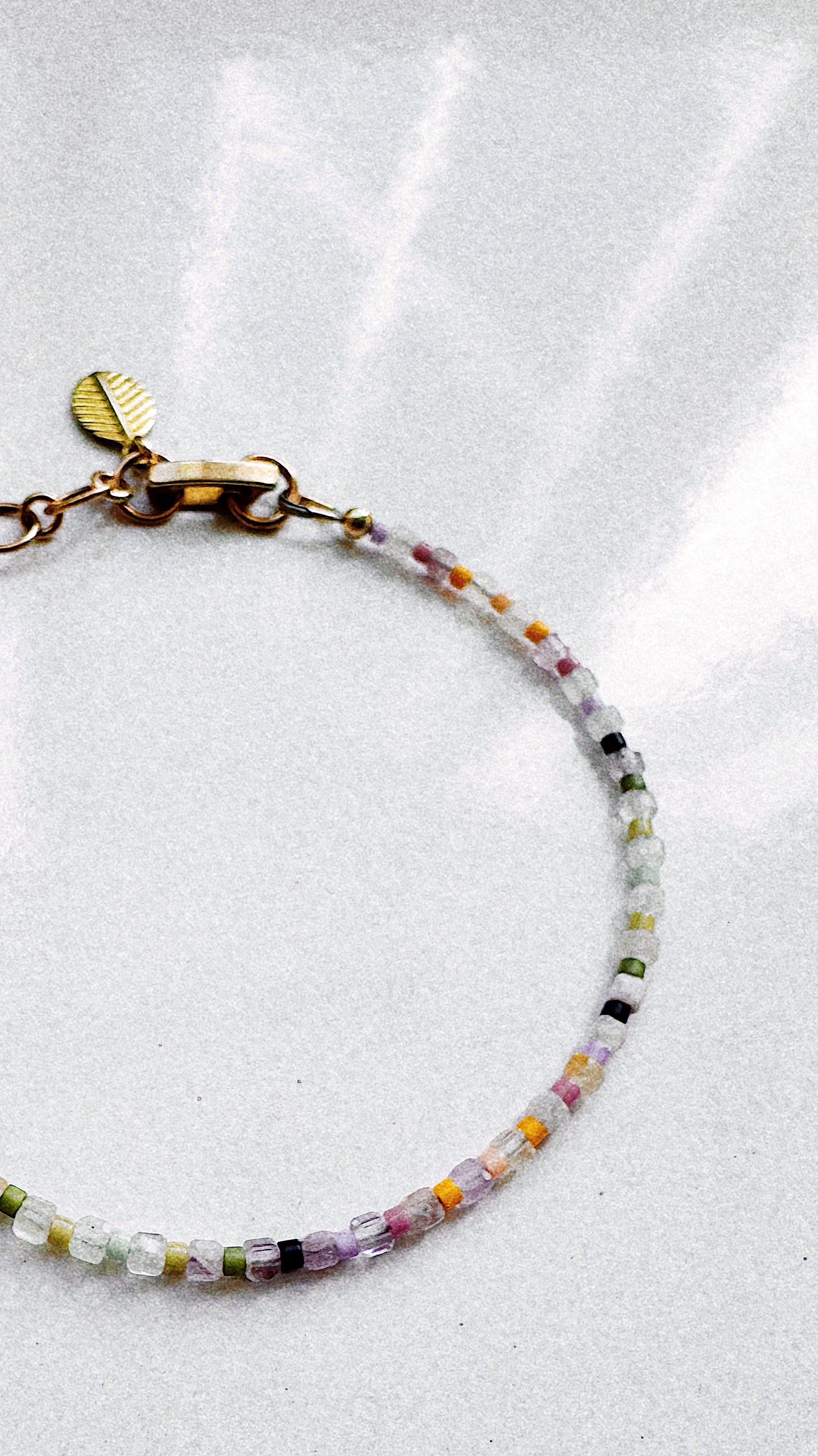 GEM GRADIENT BRACELET - Amethyst / andromeda