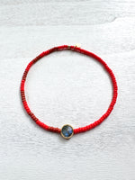 Load image into Gallery viewer, TILT BRACELET - hottie red (choose your stone)
