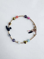 Load image into Gallery viewer, Golden Critter Bracelet - black kitty
