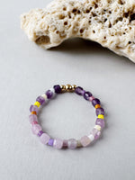 Load image into Gallery viewer, GEM GRADIENT RING - Amethyst / Moonglow - size 8/9
