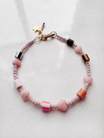 Load image into Gallery viewer, ToyBox Bracelet - pink hearts 001
