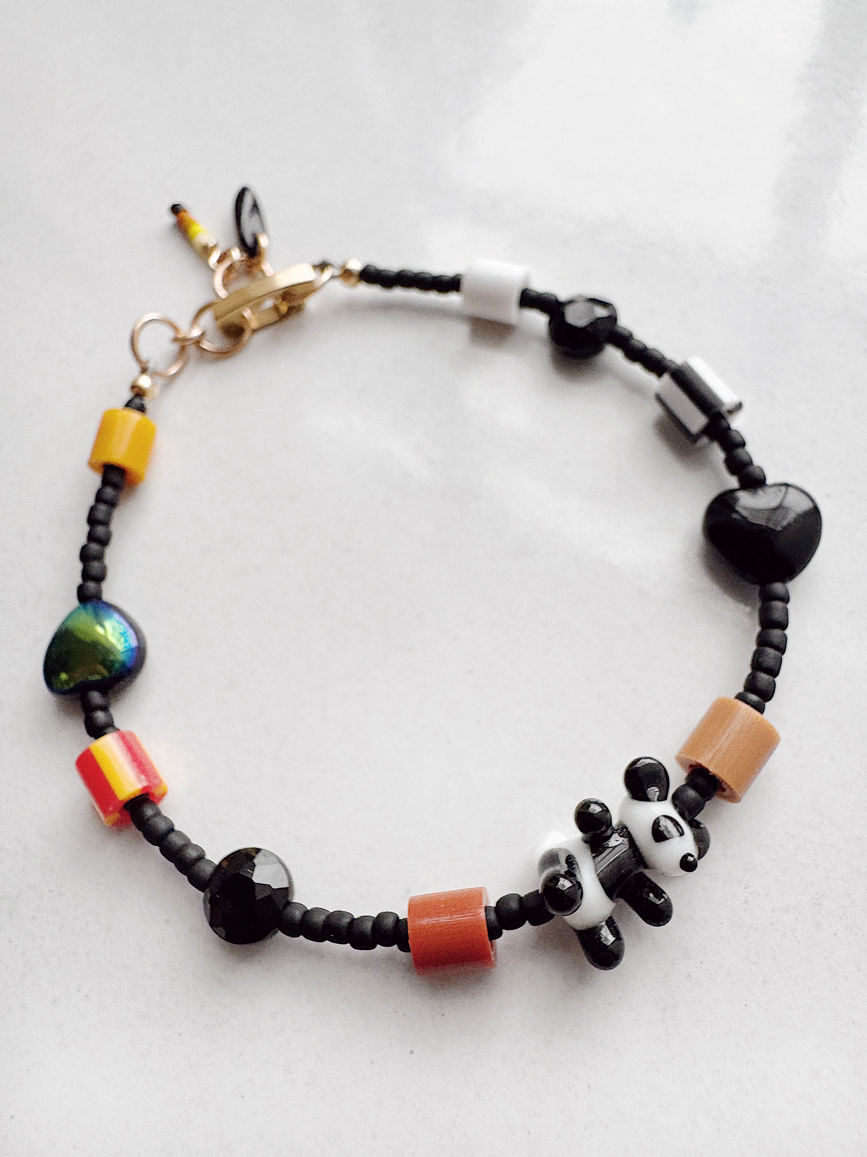 ToyBoxCritter Bracelet - black panda 001