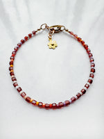 Load image into Gallery viewer, GEM GRADIENT BRACELET - Garnet / canyon - medium
