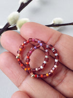 Load image into Gallery viewer, GEM GRADIENT RING - Garnet / canyon - size 6
