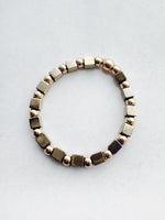 Load image into Gallery viewer, ORBIT RING - pyrite / gold fill
