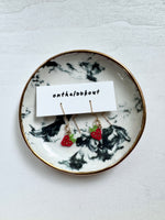 Load image into Gallery viewer, STRAWBERRY EAR THREADERS - 14K gold fill
