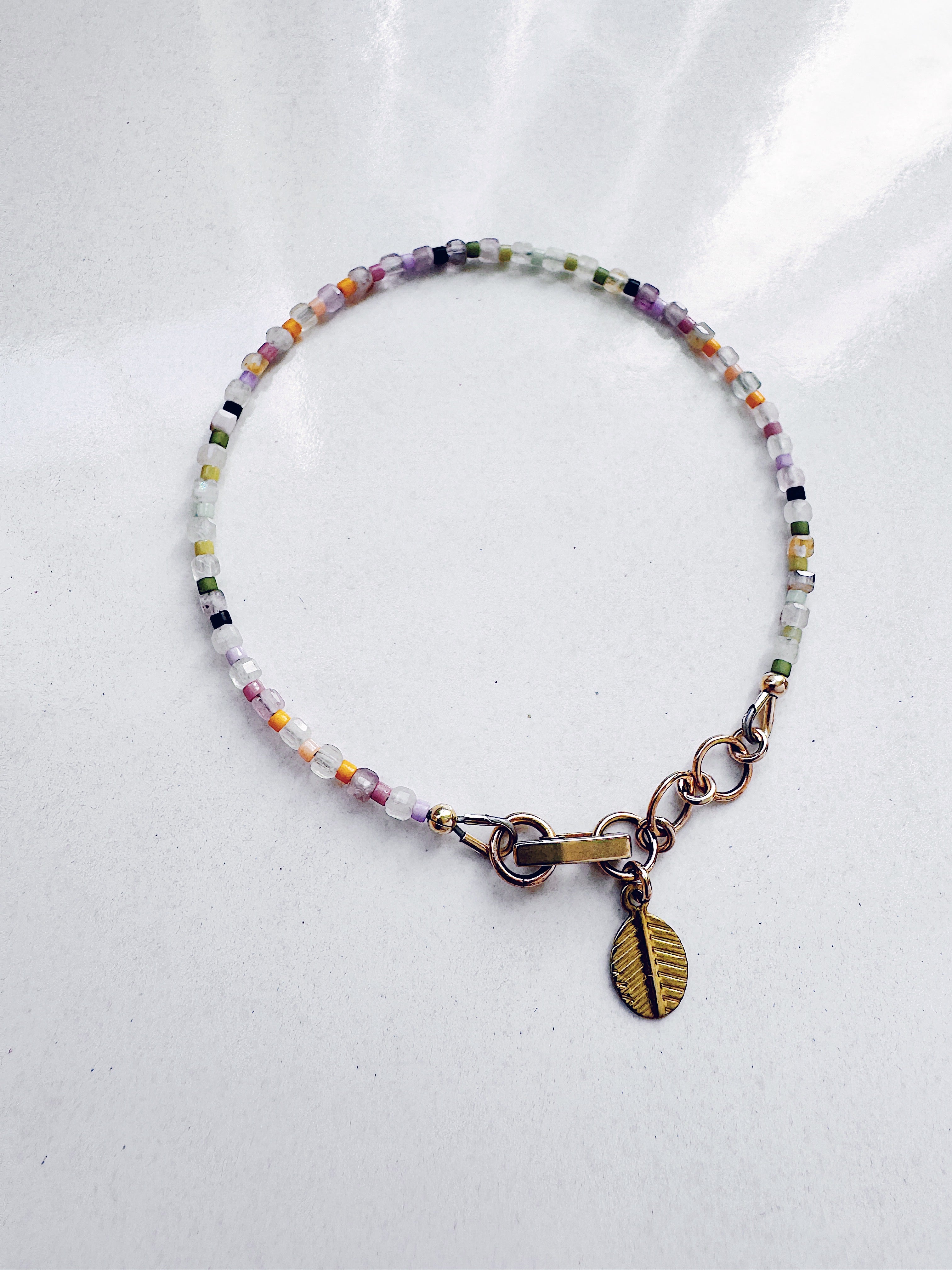 GEM GRADIENT BRACELET - Amethyst / andromeda