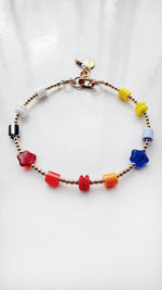 Load image into Gallery viewer, Golden ToyBox Bracelet - primary kidcore - white / yellow
