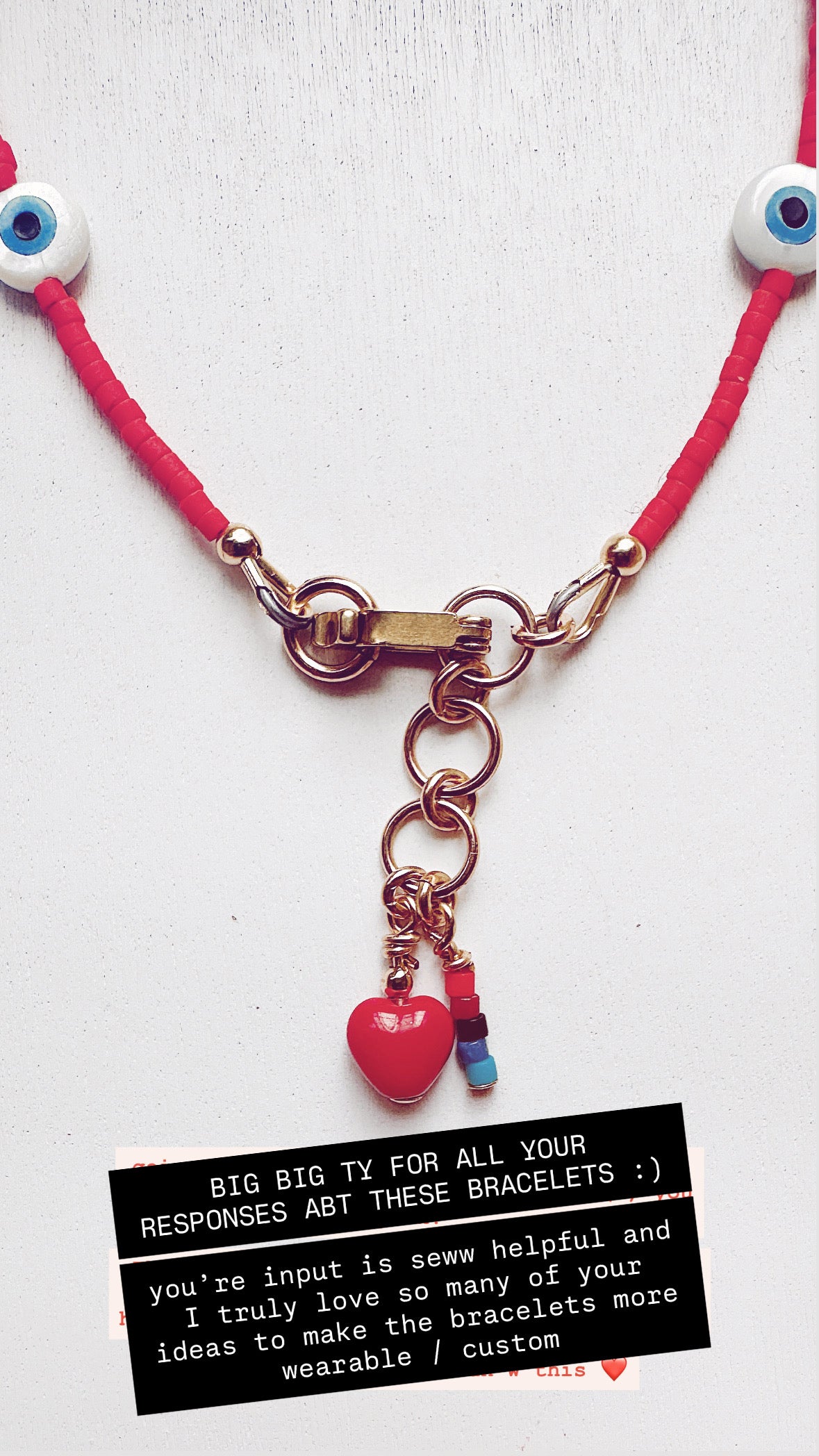 BYOB ~ Evil Eye Bracelet - single color - elastic