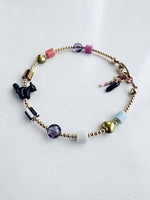 Load image into Gallery viewer, Golden Critter Bracelet - black kitty
