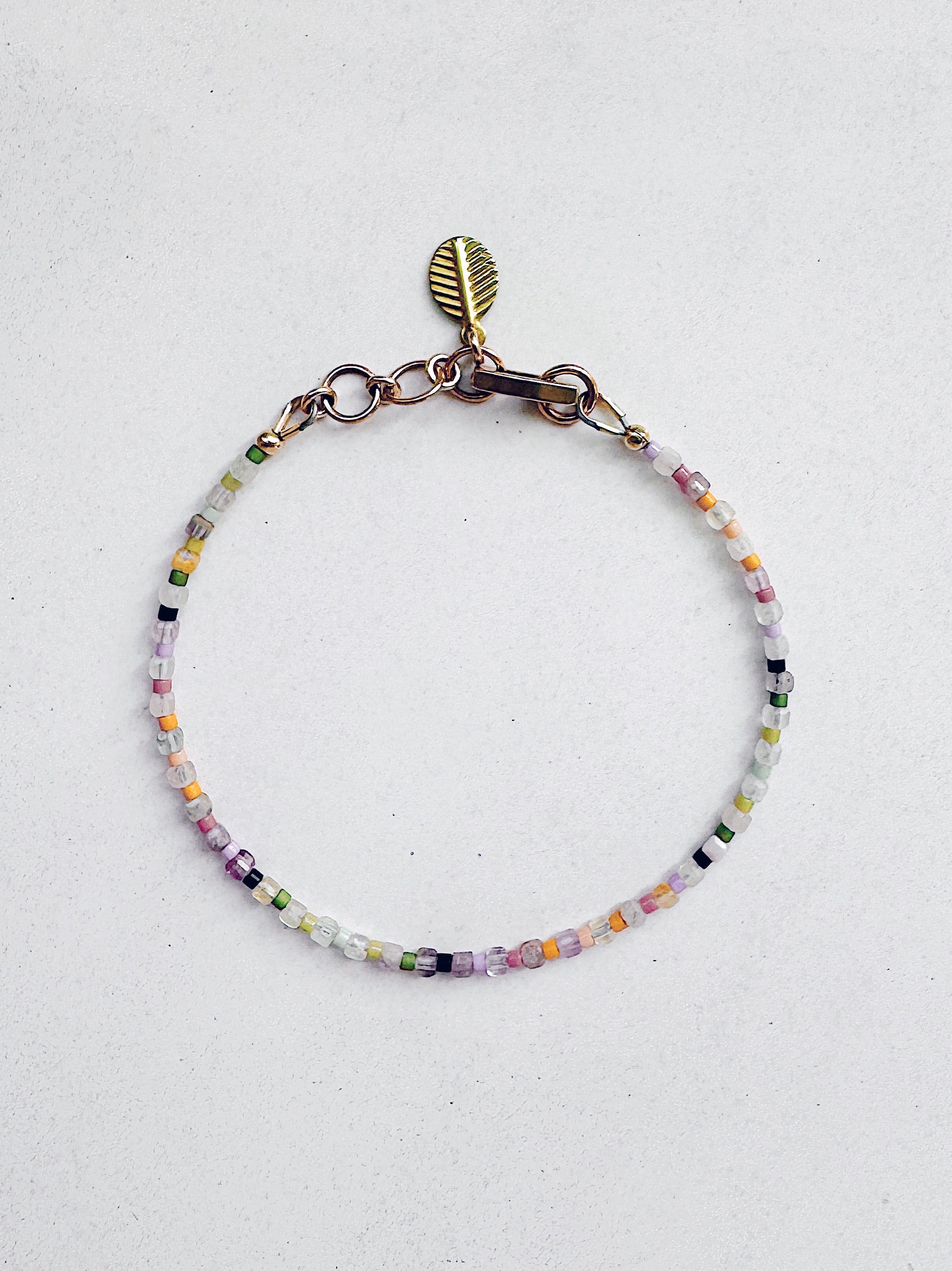 GEM GRADIENT BRACELET - Amethyst / andromeda