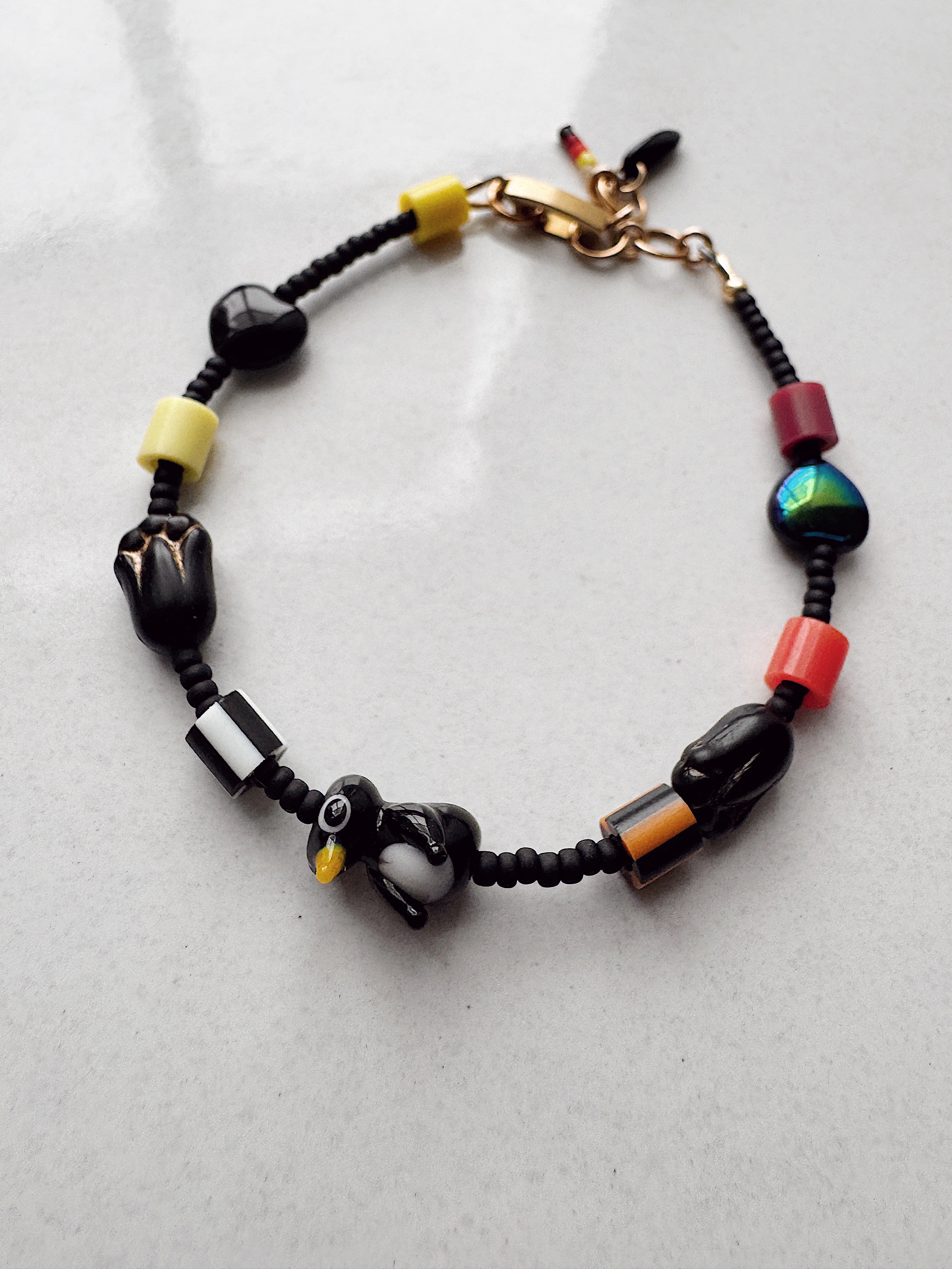 ToyBoxCritter Bracelet - black penguin 001