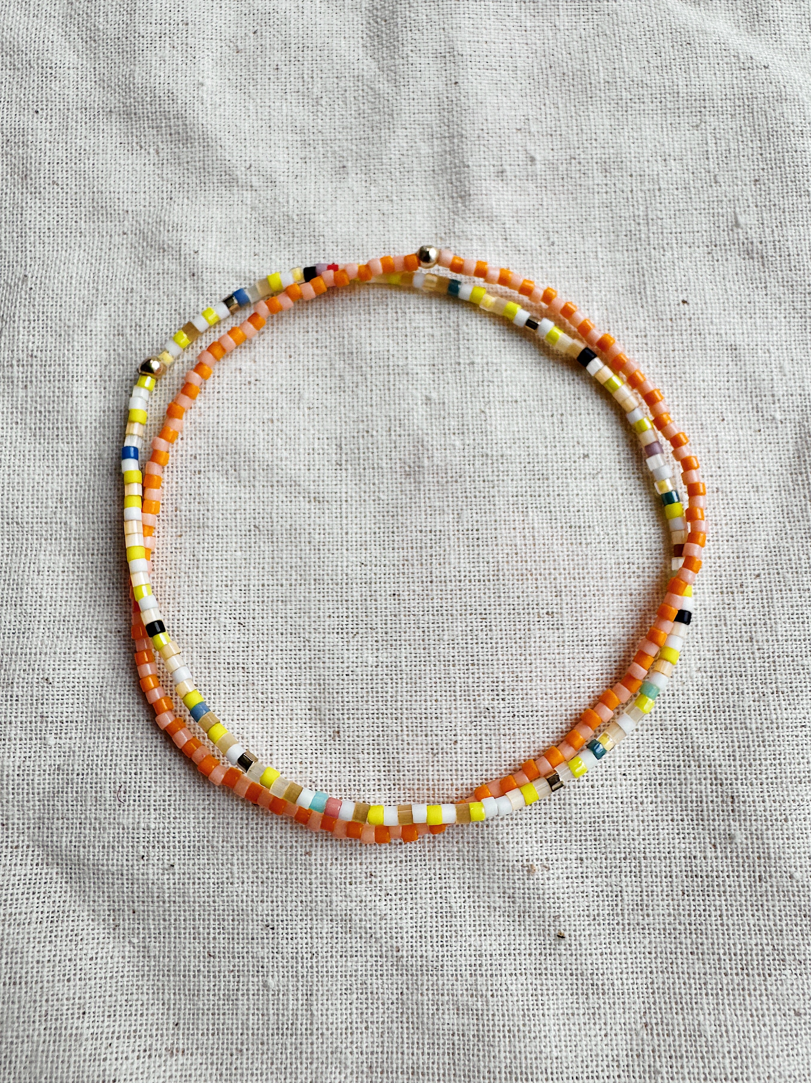 sample 016 - set of 2 bracelets - 7.0 inches