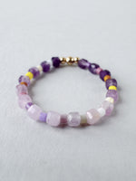Load image into Gallery viewer, GEM GRADIENT RING - Amethyst / Moonglow - size 8/9
