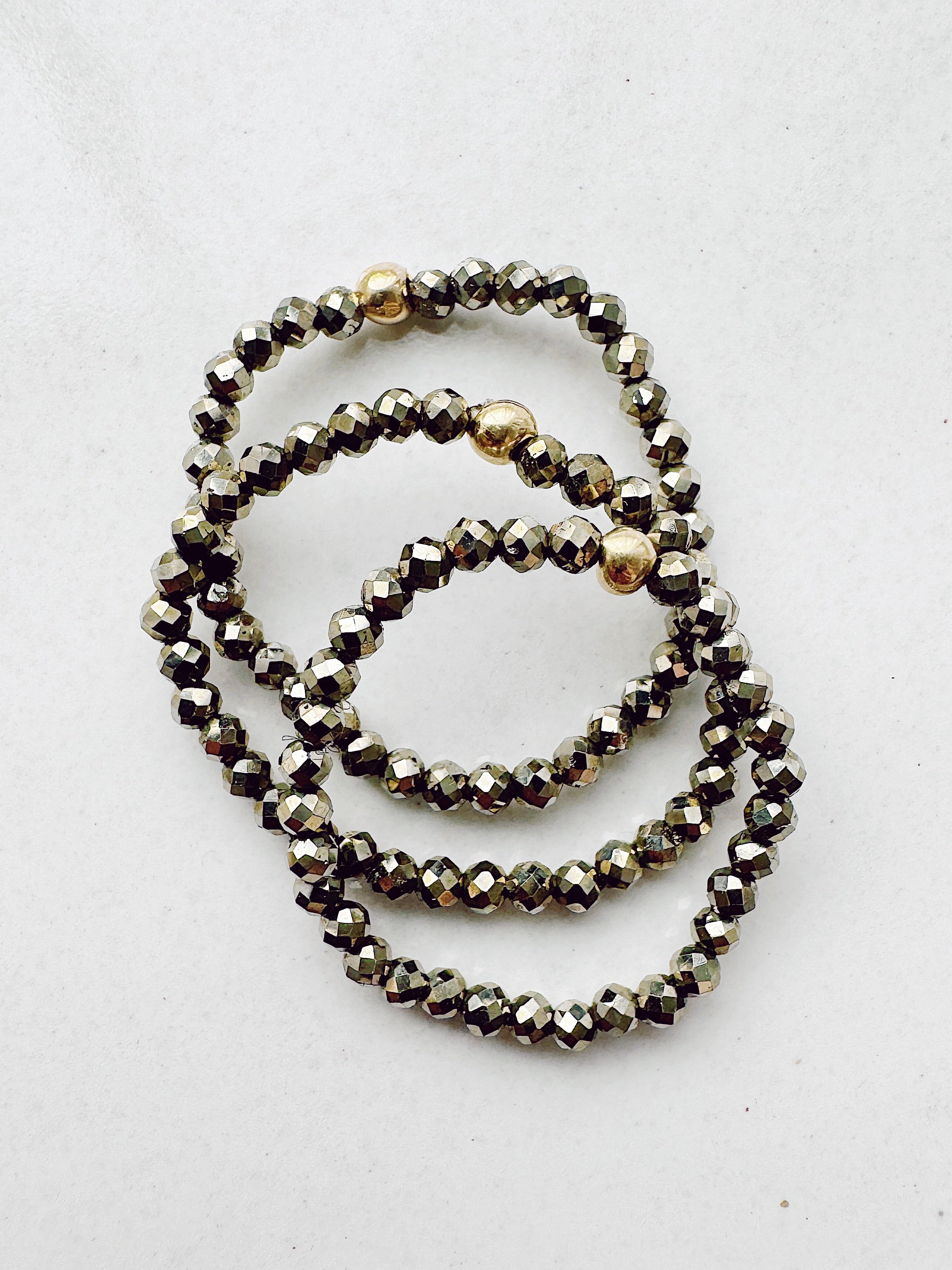 sample 039 - gemstone ring - faceted pyrite