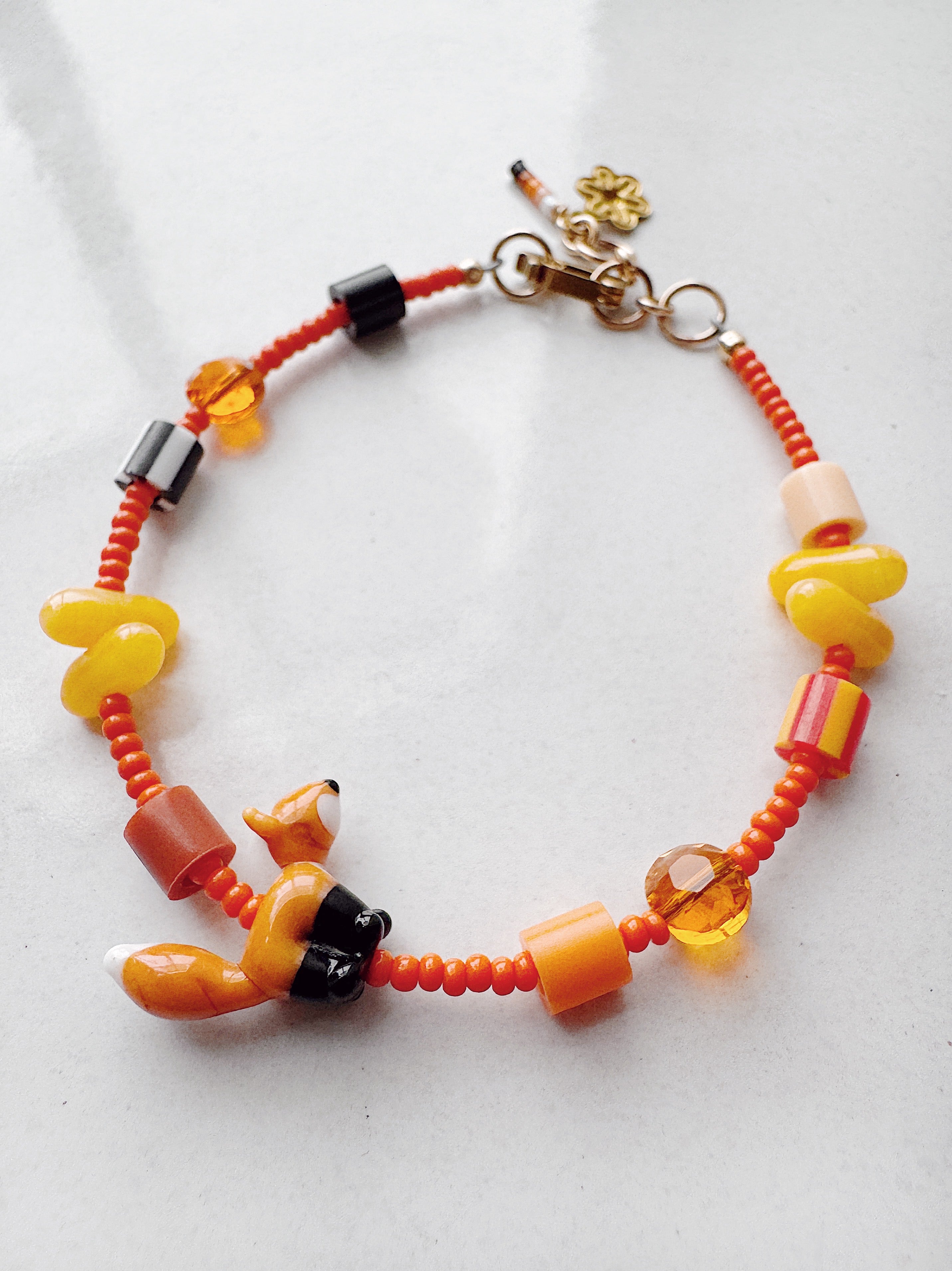 ToyBoxCritter Bracelet - orange fox 001