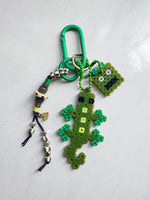 Load image into Gallery viewer, RoboLizard Bag Charm - gator / green

