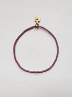 Load image into Gallery viewer, Mini Stripe Bracelet - red / blue

