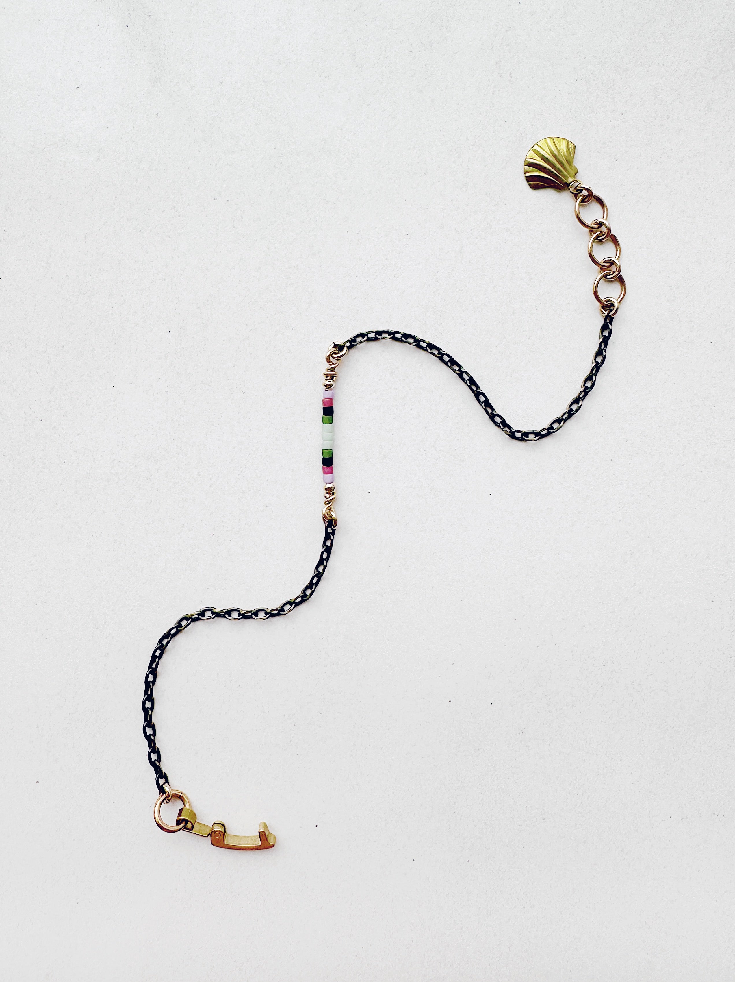 sample 035 - pixie bracelet - andromeda - medium (6.5-7.25")