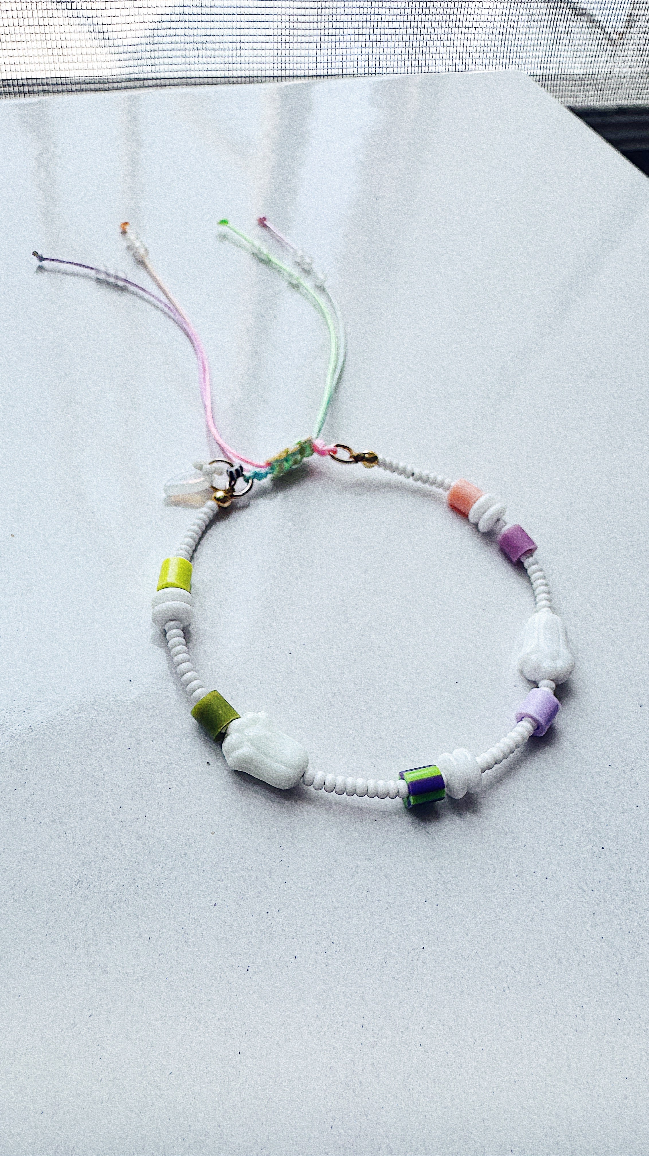 002 : MERMAID ANKLET - andromeda - OOAK