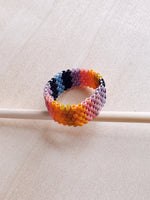 Load image into Gallery viewer, Striped Woven Ring No. 1 - fits sizes 5.75 to 6.5 - sample
