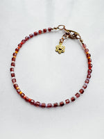 Load image into Gallery viewer, GEM GRADIENT BRACELET - Garnet / canyon - medium
