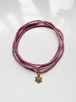 Load image into Gallery viewer, Mini Stripe Bracelet - red / blue
