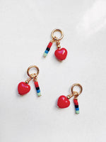 Load image into Gallery viewer, BYOB : Evil Eye Bracelet ~ mini stripe (2 colors + elastic or adjustable)
