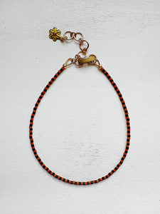 Mini Stripe Anklette - sample - pick your color :)