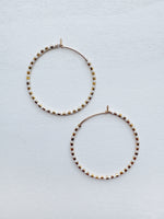 Load image into Gallery viewer, MINI STRIPE HOOPS - ice moon
