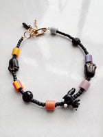 Load image into Gallery viewer, ToyBoxCritter Bracelet - black tuxie cat 001
