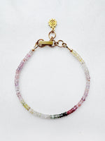 Load image into Gallery viewer, sample 039 - ombre sapphire bracelet - cool - medium (6.5-7.25&quot;)
