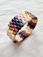 Load image into Gallery viewer, sample 022 - thicc melty bead bracelet - 6.25 inches
