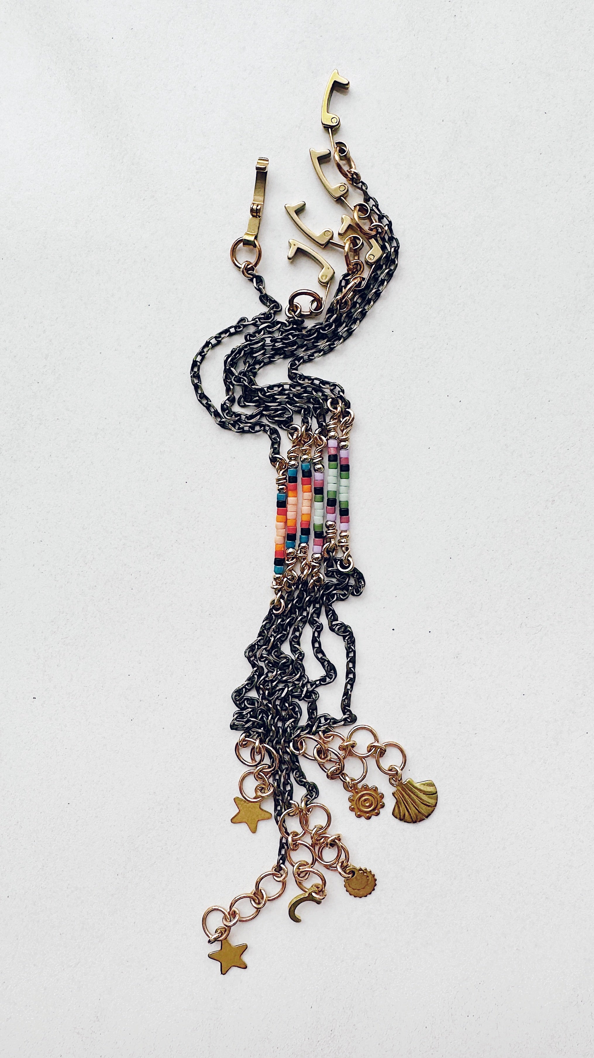 sample 035 - pixie bracelet - andromeda - medium (6.5-7.25")