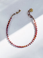 Load image into Gallery viewer, GEM GRADIENT BRACELET - Garnet / canyon - medium

