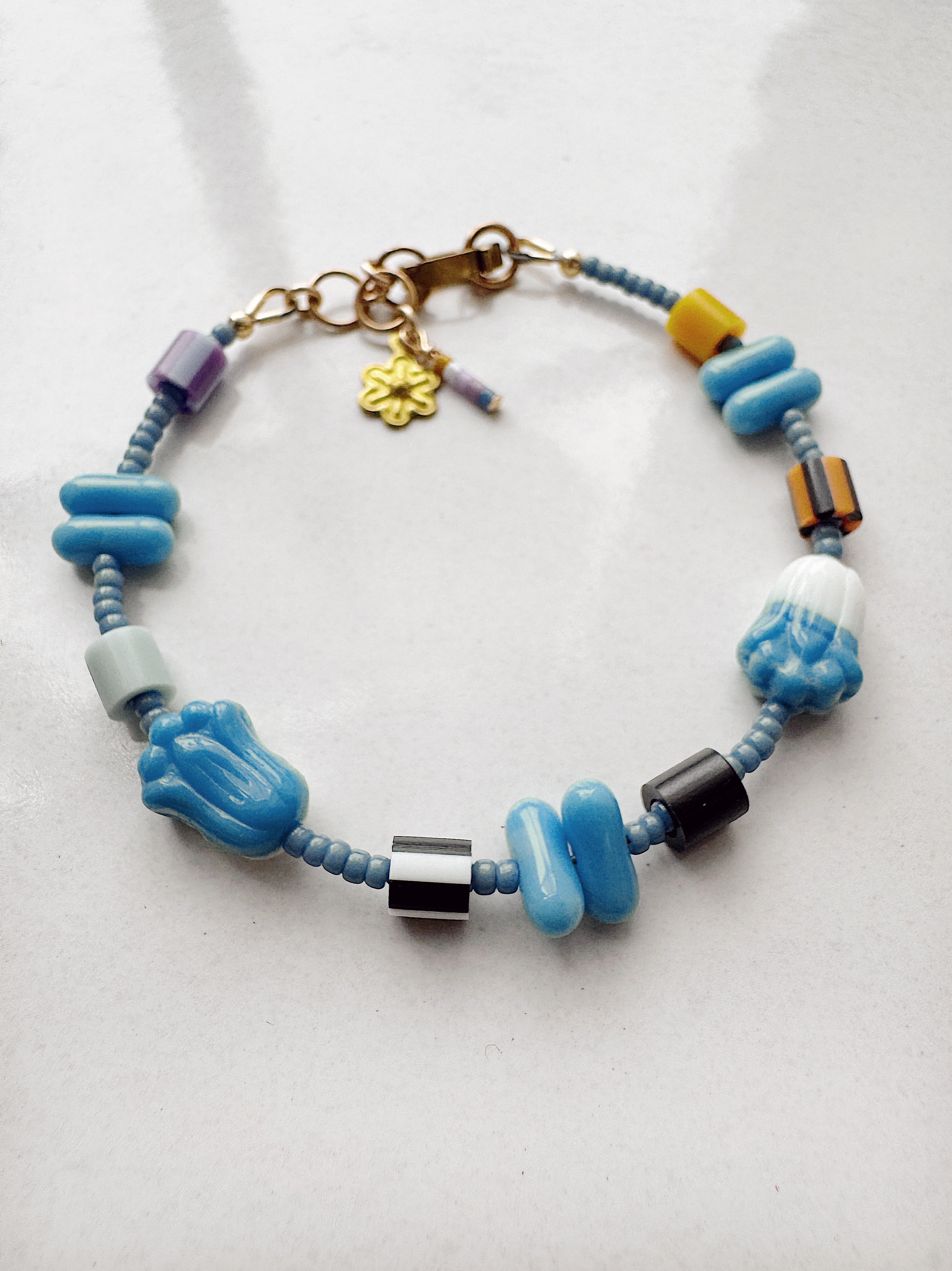 ToyBox Bracelet - blue tulips 001