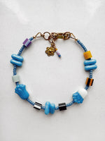 Load image into Gallery viewer, ToyBox Bracelet - blue tulips 001
